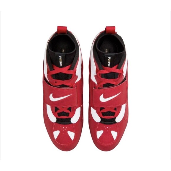 Men’s Size 16 Nike Diamond Turf DT 2 TD Football Cleats Fire Red IF4807-001 New main image 4